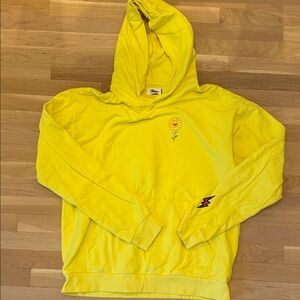 J Balvin X Takaahi Murakami yellow hoodie size large BRAND NEW. NEVER WORN.